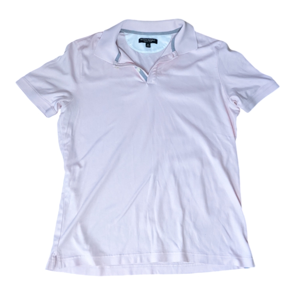 Banana Republic Luxury Touch T-shirt Size Medium Color Light Pink 🩷
